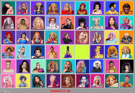 Drag Queen Portrait Coasters - Campy, Unapologetic, Next-level, and Truly Iconic